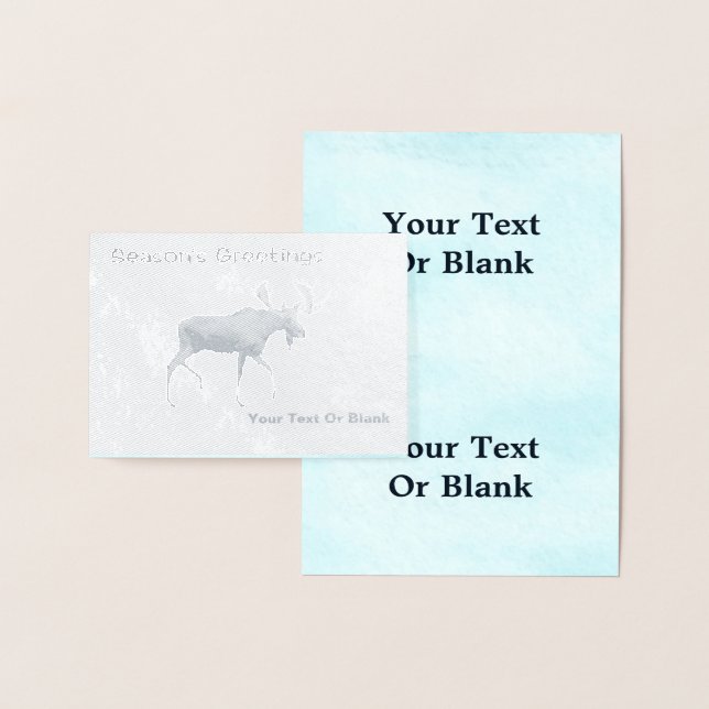Bull Moose - Season's Greetings Foil Card (Display)