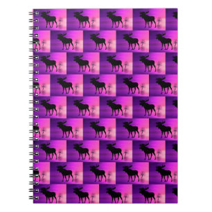 Bull Moose Silhouette Notebook