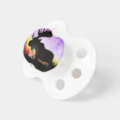 BULL MOOSE SILHOUETTE PACIFIER (Front Right)