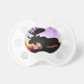 BULL MOOSE SILHOUETTE PACIFIER (Front)