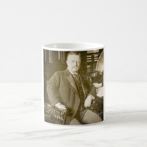 Bull Moose Teddy Roosevelt Vintage Coffee Mug