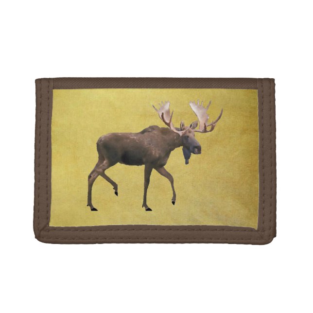 Bull Moose Trifold Wallet (Front)