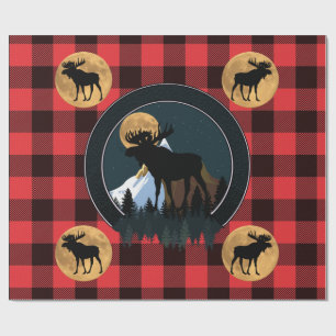 Bull Moose Wrapping Paper