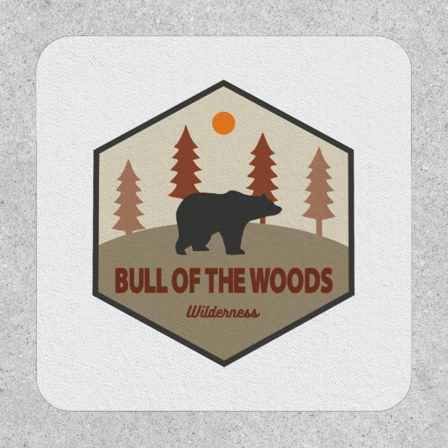 Bull Of The Woods Wilderness Oregon Bear Patch (Front)