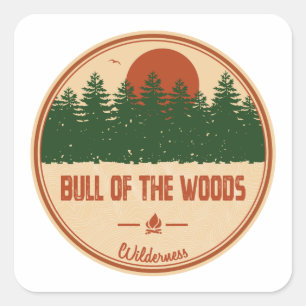 Bull Of The Woods Wilderness Oregon Square Sticker