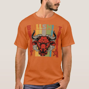 Bull Retro Cow Cattle Farmer Calf Animal Cattle Br T-Shirt