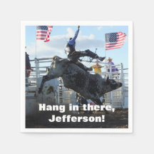 Bull Rider and Bucking Bull Rodeo