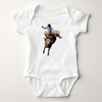Bull Rider Baby Bodysuit