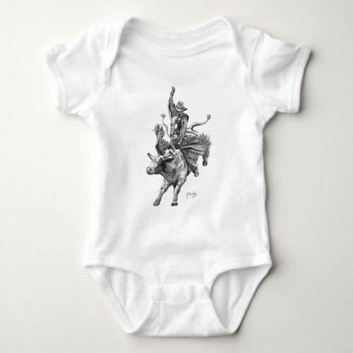 Bull Rider Baby Bodysuit