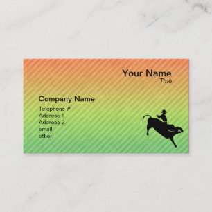 Bull Rider Business Card