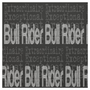 Bull Rider Extraordinaire Fabric
