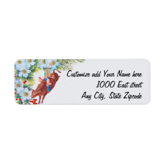 Bull Rider ~ I Love Rodeo Label