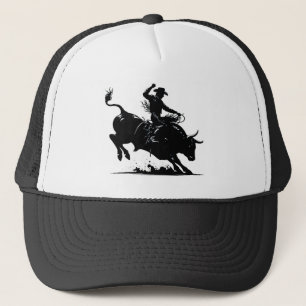 Bull Rider Rodeo Trucker Hat