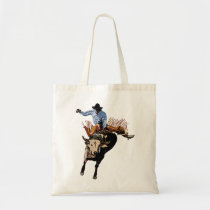 Bull Rider Tote Bag