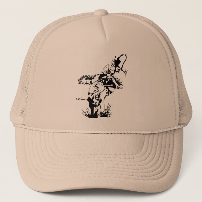 Bull Rider Trucker Hat (Front)