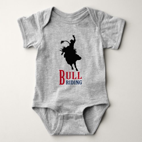 Bull Riding Baby Bodysuit