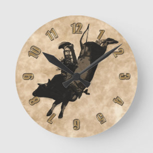 Bull Riding Hero- Rodeo Event Round Clock
