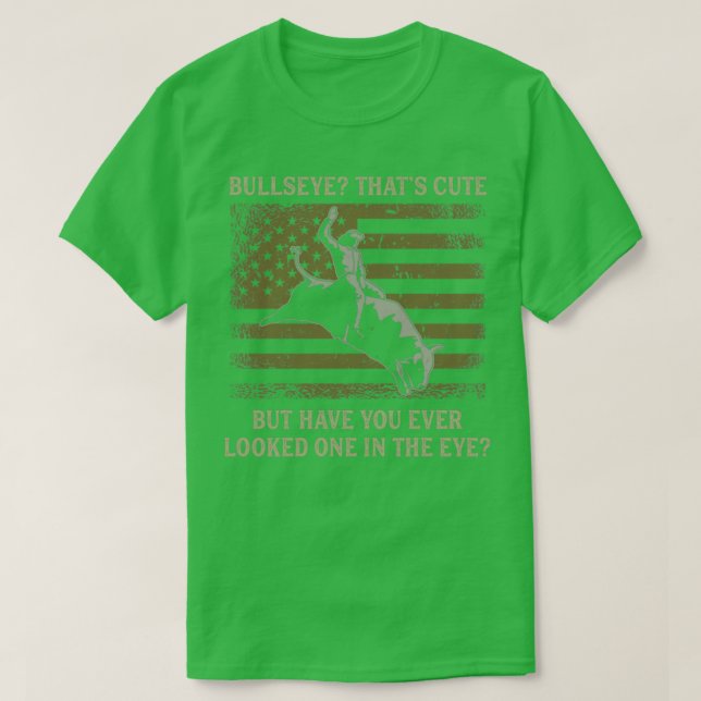 Bull Riding Rodeo Bull Rider Western Cowboy Funny T-Shirt (Design Front)