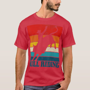 Bull Riding Rodeo Cowboy Western Vintage Bull Ride T-Shirt