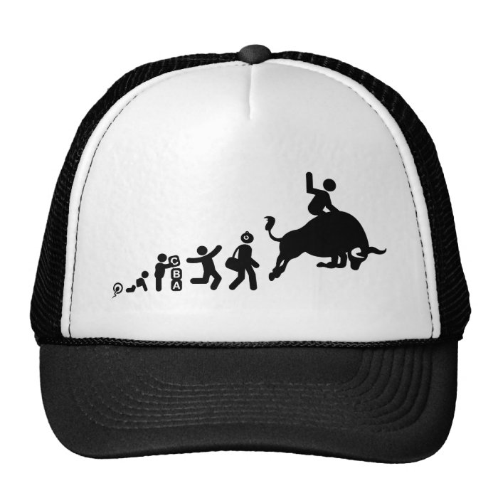 Bull Riding Trucker Hats