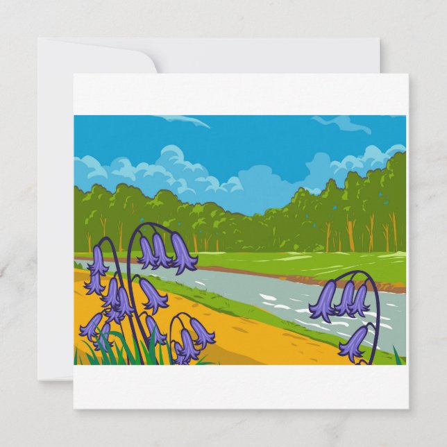 Bull Run Regional Park in Centreville Virginia WPA Invitation (Front)