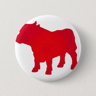Bull see Red Pinback Button