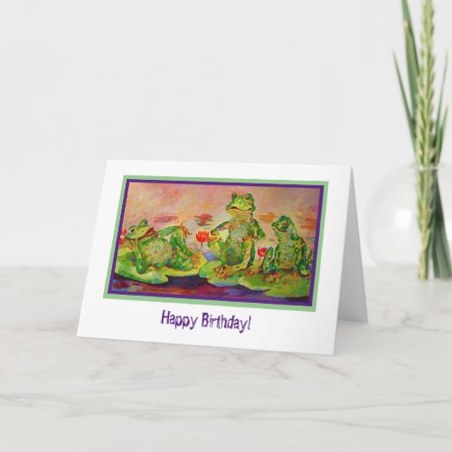 Bull Session Birthday Card