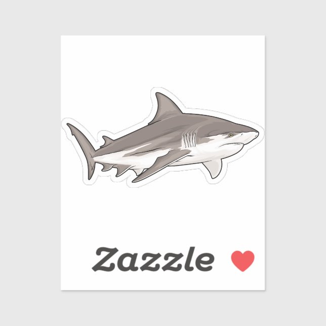 Bull Shark B Sticker (Sheet)