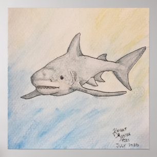 Bull Shark Poster