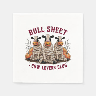 Bull sheet,Cow Lovers Club Napkins