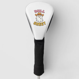 Bull Sheet Cute Ghost Cowboy Vintage Funny T-Shirt Golf Head Cover