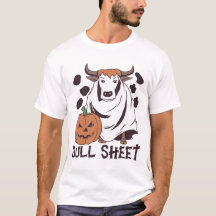 Bull Sheet Ghost Cow Halloween Funny This Is Bull