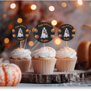 Bull Sheet moo Bulls custom Happy Halloween Classic Round Sticker