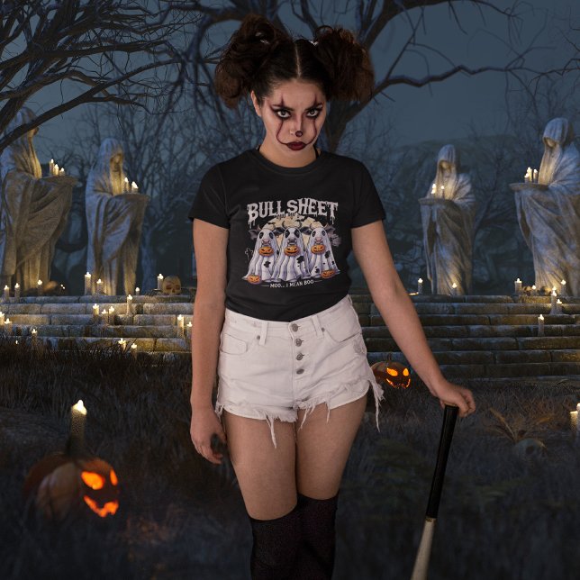Bull Sheet moo / Funny bulls  Halloween girls T-Shirt (Bull Sheet moo / Funny bulls Halloween girls T-Shirt)