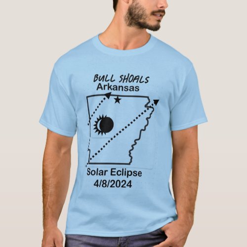 Bull Shoals AR Solar Eclipse 2024 T_Shirt