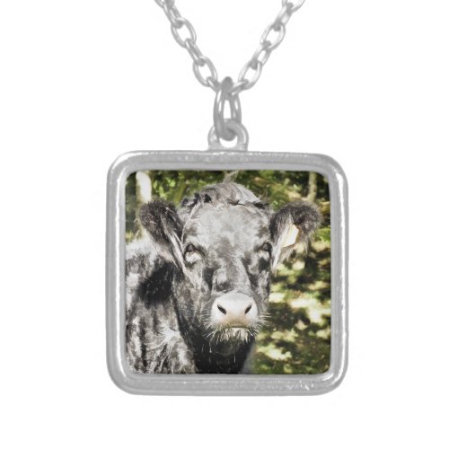 BULL SILVER PLATED NECKLACE