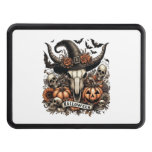 Bull Skull Halloween Cow Hitch Cover