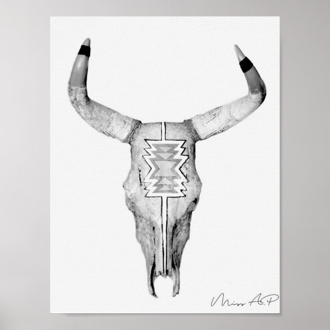 Bull Skull Poster (Front)