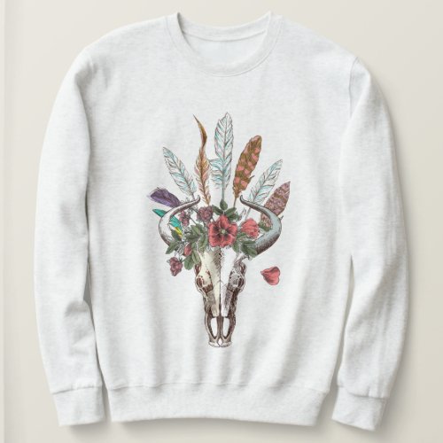 Bull Skull Sweatshirt