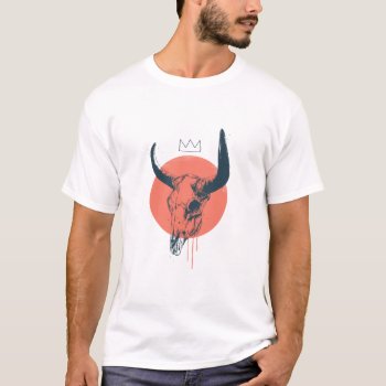 Bull Skull T-shirt by bsolti at Zazzle