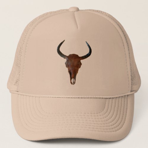 Bull Skull Trucker Hat