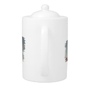 Bull Snake Medicine on Sunset Teapot