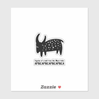 Bull Sticker