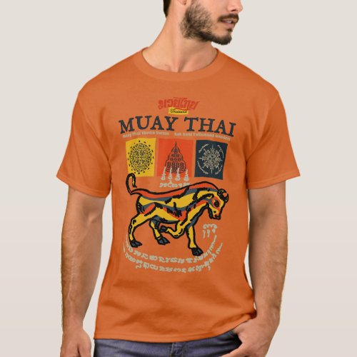 Bull Tattoo Muay Thai Sak Yant T_Shirt