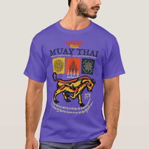 Bull Tattoo Muay Thai Sak Yant T_Shirt