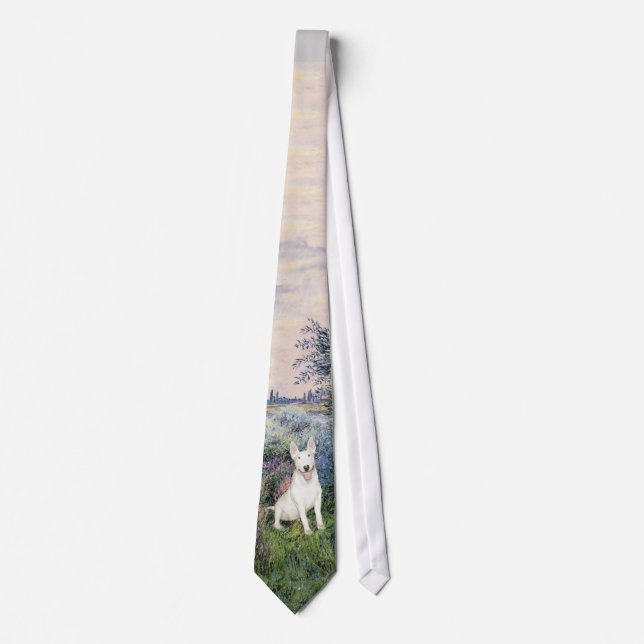 Bull Terrier 4 - By the Seine Neck Tie (Front)