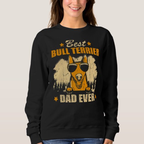 Bull Terrier And Dog Dad Best Friends Dog Father Sweatshirt