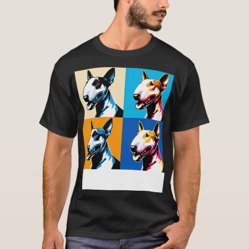 Bull Terrier Art Dog Lover Gifts 1 T_Shirt