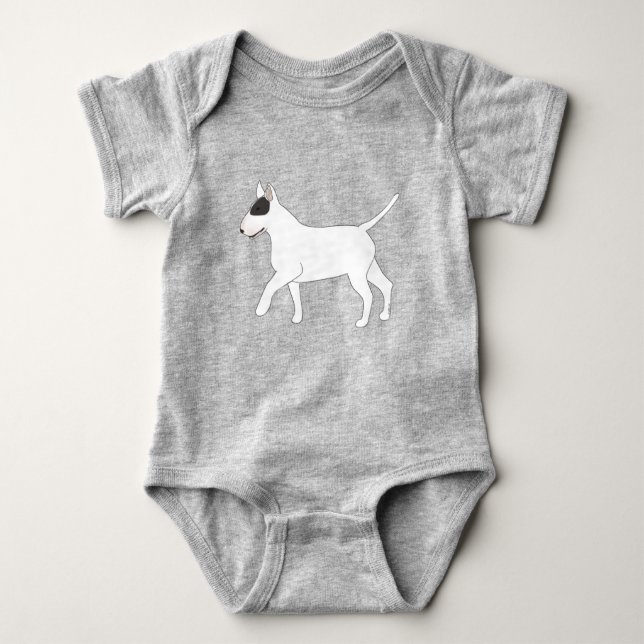 Bull Terrier Baby Bodysuit (Front)