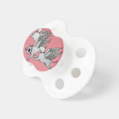 Bull Terrier Baby Pacifier / Dummy (Front Right)